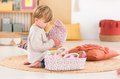 Prenosná postieľka Carry Bed Floral Corolle pre 30 cm bábiku od 18 mes
