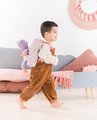 Batoh s klokankou Floral Corolle pre 30 cm bábiku nastaviteľné ramienka