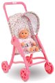 Športový kočík so sklápacou strieškou Stroller Floral Corolle pre 30 cm bábiku od 18 mes