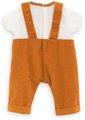Oblečenie Velvet Overalls & T-Shirt Bords de Loire Mon Premier Poupon Corolle pre 30 cm bábiku od 18 mes