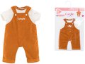 Oblečenie Velvet Overalls & T-Shirt Bords de Loire Mon Premier Poupon Corolle pre 30 cm bábiku od 18 mes