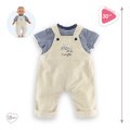 Oblečenie T-Shirt & Ecru Overalls Loire Riverside Mon Premier Poupon Corolle pre 30 cm bábiku od 18 mes