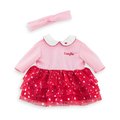 Oblečenie Dress & Headband Heart Petals Mon Premier Poupon Corolle pre 30 cm bábiku od 18 mes