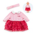 Oblečenie Dress & Headband Heart Petals Mon Premier Poupon Corolle pre 30 cm bábiku od 18 mes