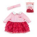 Oblečenie Dress & Headband Heart Petals Mon Premier Poupon Corolle pre 30 cm bábiku od 18 mes