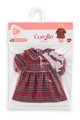 Šaty pre bábiku Dress Corolle Holidays Mon Premier Poupon Corolle vianočná edícia pre 30 cm bábiku od 18 mes