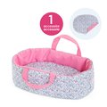 Prenosná postieľka pre bábiku Flowered Carry Bed Corolle pre 30 cm bábiku od 18 mes