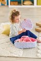 Prenosná postieľka pre bábiku Flowered Carry Bed Corolle pre 30 cm bábiku od 18 mes