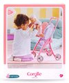 Športový kočík so sklápacou strieškou Flowered Stroller Corolle pre 30 cm bábiku od 18 mes