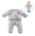 Tepláková súprava pre bábiku Grey Joggings Little Explorer Mon Premier Poupon Corolle pre 30 cm bábiku od 18 mes
