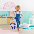 Batoh s klokankou Baby Doll Carrier Backpack Stars Corolle modrý pre 30 cm bábiku nastaviteľné popruhy