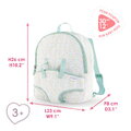 Batoh s klokankou Baby Doll Carrier Backpack Stars Corolle modrý pre 30 cm bábiku nastaviteľné popruhy