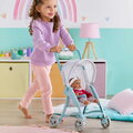 Športový kočík pre bábiku Stroller Stars Corolle modrý so sklápacou strieškou pre 30 cm bábiku od 18 mes