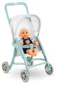 Športový kočík pre bábiku Stroller Stars Corolle modrý so sklápacou strieškou pre 30 cm bábiku od 18 mes