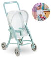 Športový kočík pre bábiku Stroller Stars Corolle modrý so sklápacou strieškou pre 30 cm bábiku od 18 mes