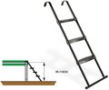 Rebrík na trampolínu Trampoline Ladder Exit Toys oceľový pre rám vo výške 95-110 cm