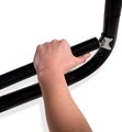 Ochranná zábrana pre trampolíny Mowing Robot Stopper M Exit Toys kovová nastaviteľná dĺžka 60-120cm 2 kusy