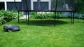 Ochranná zábrana pre trampolíny robotic lawnmower stopper L Exit Toys kovová nastaviteľná dĺžka 100-180 cm 2 kusy