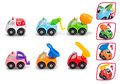 Autíčko Vroom Planet Smoby - hasiči, odťahovka, sanitka, miešačka, nákladiak,pracovné auto dĺžka 7 cm od 12 mes