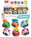 Autíčko Vroom Planet Smoby - hasiči, odťahovka, sanitka, miešačka, nákladiak,pracovné auto dĺžka 7 cm od 12 mes