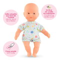 Bábika do vane Mini Bath Set Mon Premier Poupon Corolle s hnedými očami so županom a loďkou 20 cm od 18 mes