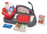 Pokladňa s nákupným vozíkom 100% Chef Ecoiffier s potravinami