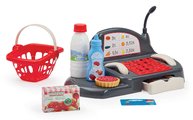Pokladňa s nákupným vozíkom 100% Chef Ecoiffier s potravinami