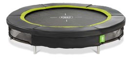 Trampolína Silhouette Ground Sports Exit Toys prízemná okrúhla 183 cm priemer čierna