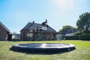 Trampolína Silhouette Ground Sports Exit Toys prízemná okrúhla 366 cm priemer čierna