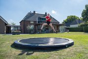 Trampolína Silhouette Ground Sports Exit Toys prízemná okrúhla 366 cm priemer čierna
