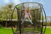 Trampolína s ochrannou sieťou Silhouette trampoline Exit Toys okrúhla priemer 183 cm čierna