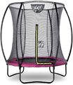 Trampolína s ochrannou sítí Silhouette trampoline Exit Toys kulatá průměr 183 cm růžová
