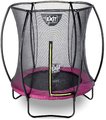 Trampolína s ochrannou sieťou Silhouette trampoline Exit Toys okrúhla priemer 183 cm ružová