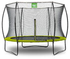 Trampolína s ochrannou sieťou Silhouette trampoline Exit Toys okrúhla priemer 244 cm zelená ET12930840