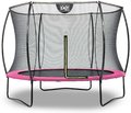 Trampolína s ochrannou sítí Silhouette trampoline Pink Exit Toys kulatá průměr 244 cm růžová