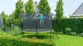 Trampolína s ochrannou sieťou Silhouette trampoline Exit Toys okrúhla priemer 305 cm zelená