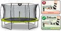 Trampolína s ochrannou sieťou Silhouette trampoline Exit Toys okrúhla priemer 366 cm zelená