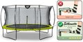 Trampolína s ochrannou sieťou Silhouette trampoline Exit Toys okrúhla priemer 427 cm zelená