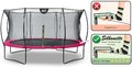 Trampolína s ochrannou sieťou Silhouette trampoline Pink Exit Toys okrúhla priemer 427 cm ružová