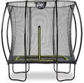 Trampolína s ochrannou sieťou Silhouette trampoline Exit Toys 153*214 cm čierna