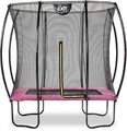 Trampolína s ochrannou sieťou Silhouette trampoline Pink Exit Toys 153*214 cm ružová