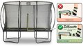 Trampolína s ochrannou sieťou Silhouette trampoline Exit Toys 214*305 cm čierna
