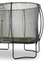 Trampolína s ochrannou sieťou Silhouette trampoline Exit Toys 214*305 cm čierna