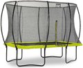 Trampolína s ochrannou sieťou Silhouette trampoline Exit Toys 214*305 cm zelená