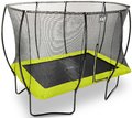 Trampolína s ochrannou sieťou Silhouette trampoline Exit Toys 214*305 cm zelená