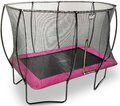 Trampolína s ochrannou sieťou Silhouette trampoline Pink Exit Toys 214*305 cm ružová