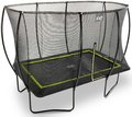 Trampolína s ochrannou sieťou Silhouette trampoline Exit Toys 244*366 cm čierna