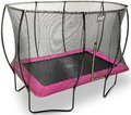 Trampolína s ochrannou sieťou Silhouette trampoline Pink Exit Toys 244*366 cm ružová