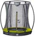 Trampolína s ochrannou sieťou Silhouette Ground Exit Toys prízemná priemer 183 cm zelená