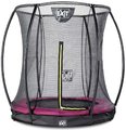 Trampolína s ochrannou sieťou Silhouette Ground Pink Exit Toys prízemná priemer 183 cm ružová